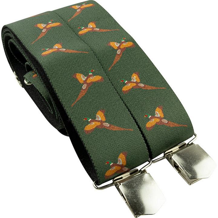 Actual product image Jack Pyke Pheasant Leather Trouser Braces