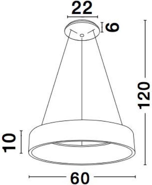 Produktbild Nova Luce Rando LED Pendelleuchte 4000 K (2700 lm)