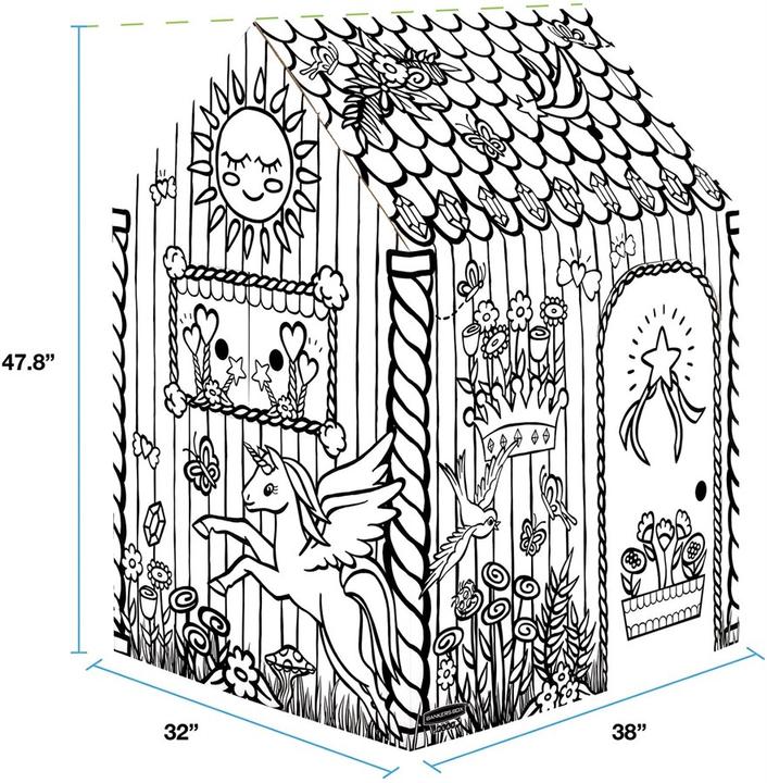 Image du produit Fellowes Spielhaus BANKERS BOX 1232401 Einhorn 121x97x81cm