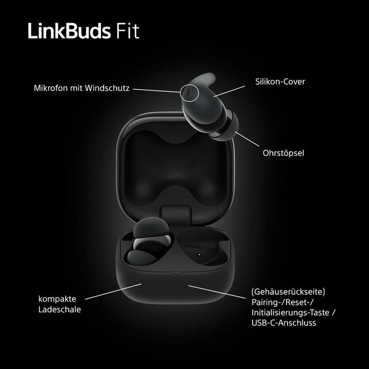 Produktbild Sony LinkBuds Fit (Passive Geräuschunterdrückung, 5.50 h, Kabellos)