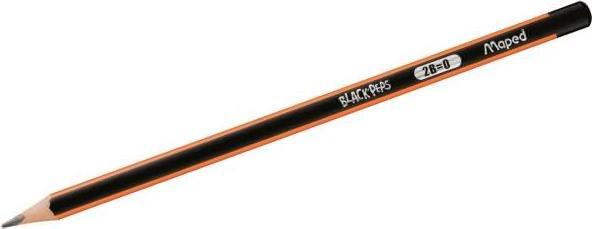 Actual product image Maped BLACK'PEPS pencil, hardness grade: 2B (2B, 1x)