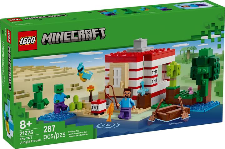 Immagine prodotto LEGO Das TNT-Dschungelhaus (21275, LEGO Minecraft)