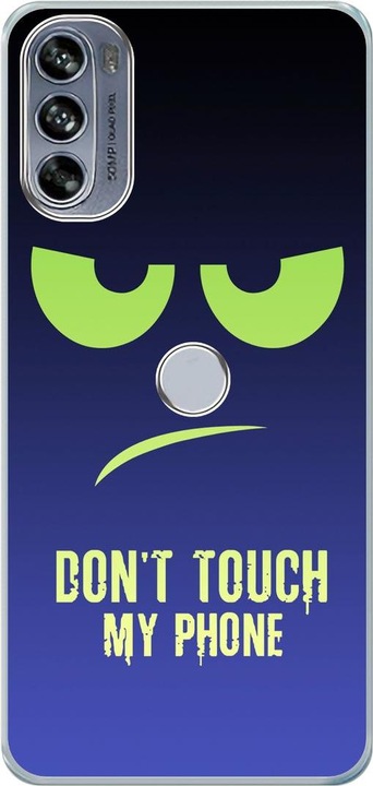 Dont Touch My Phone Grün Blau
