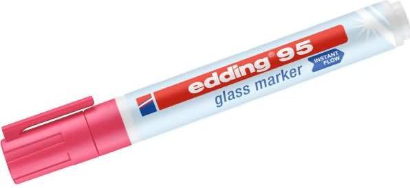 Actual product image Edding Felt-tip glass marker 95 (Rose, 3 mm, 1 x)