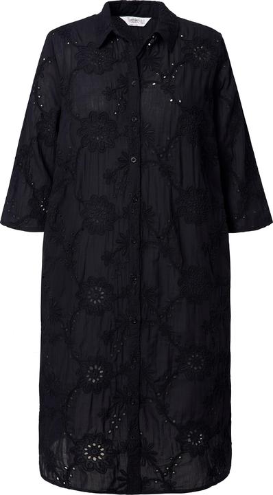 Image du produit Angel of Style Robe chemisier, fine broderie ajourée, coupe évasée (56)