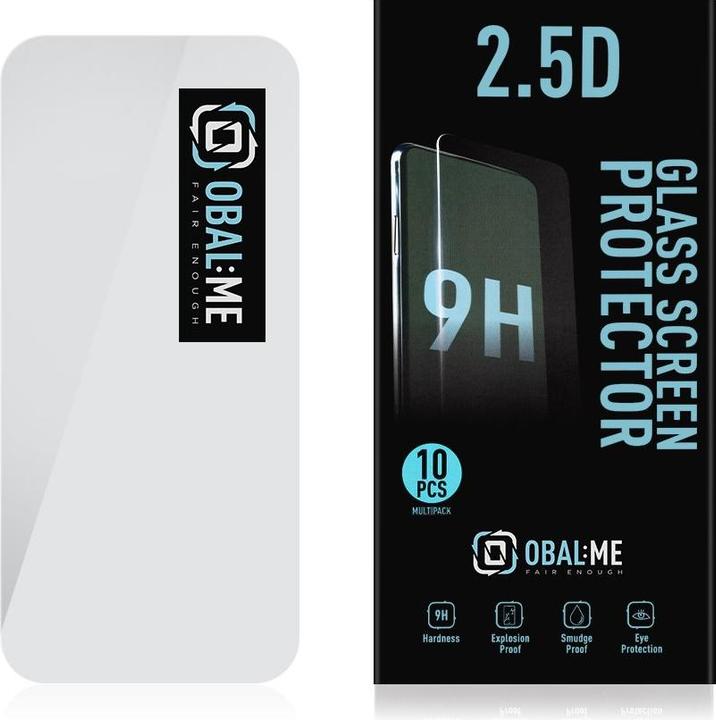 Actual product image Obal:Me Multipack 2.5D Glass Screen Protector for Apple iPhone 15 Clear (10pcs) (10 pcs., Apple iPhone 15)