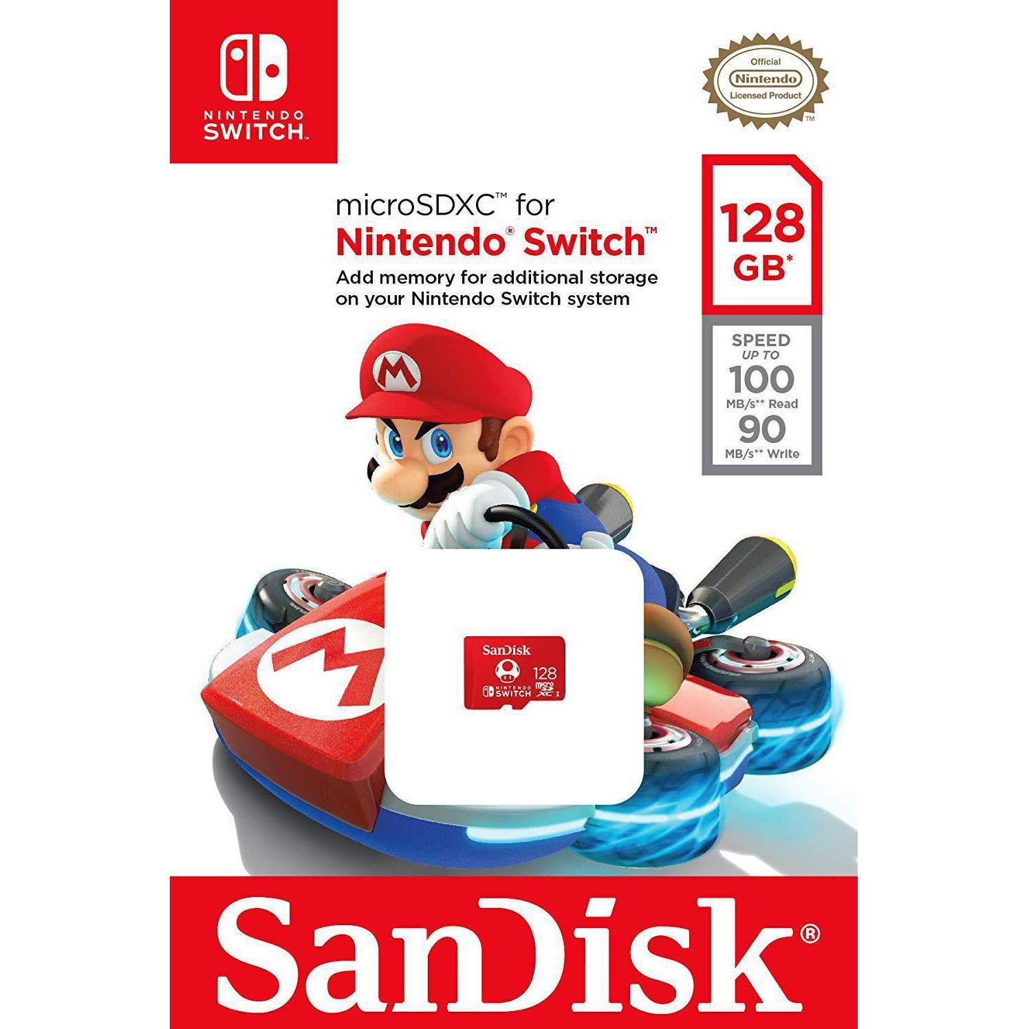 SANDISK Nintendo Switch Card (128 GB, microSDXC, U3, UHS-I) - Digitec