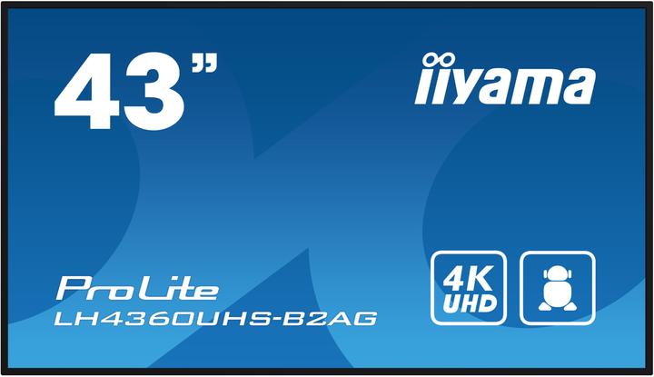 iiyama ProLite LH4360UHS-B2AG (3840 x 2160 Pixels, 42.50")