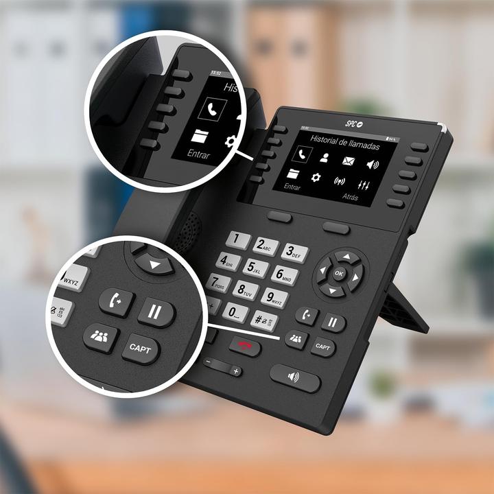 Actual product image SPC Drahtloses Festnetztelefon mit SIM, 4G, VoLTE, VoWiFi, Android, Bluetooth, WLAN, 2000 mAh