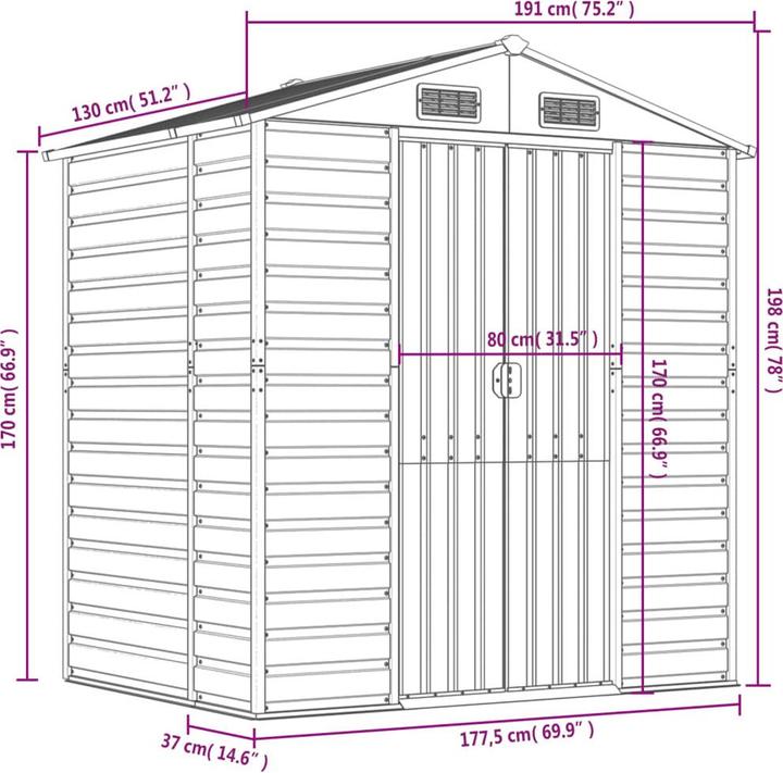 Actual product image vidaXL Kleitos