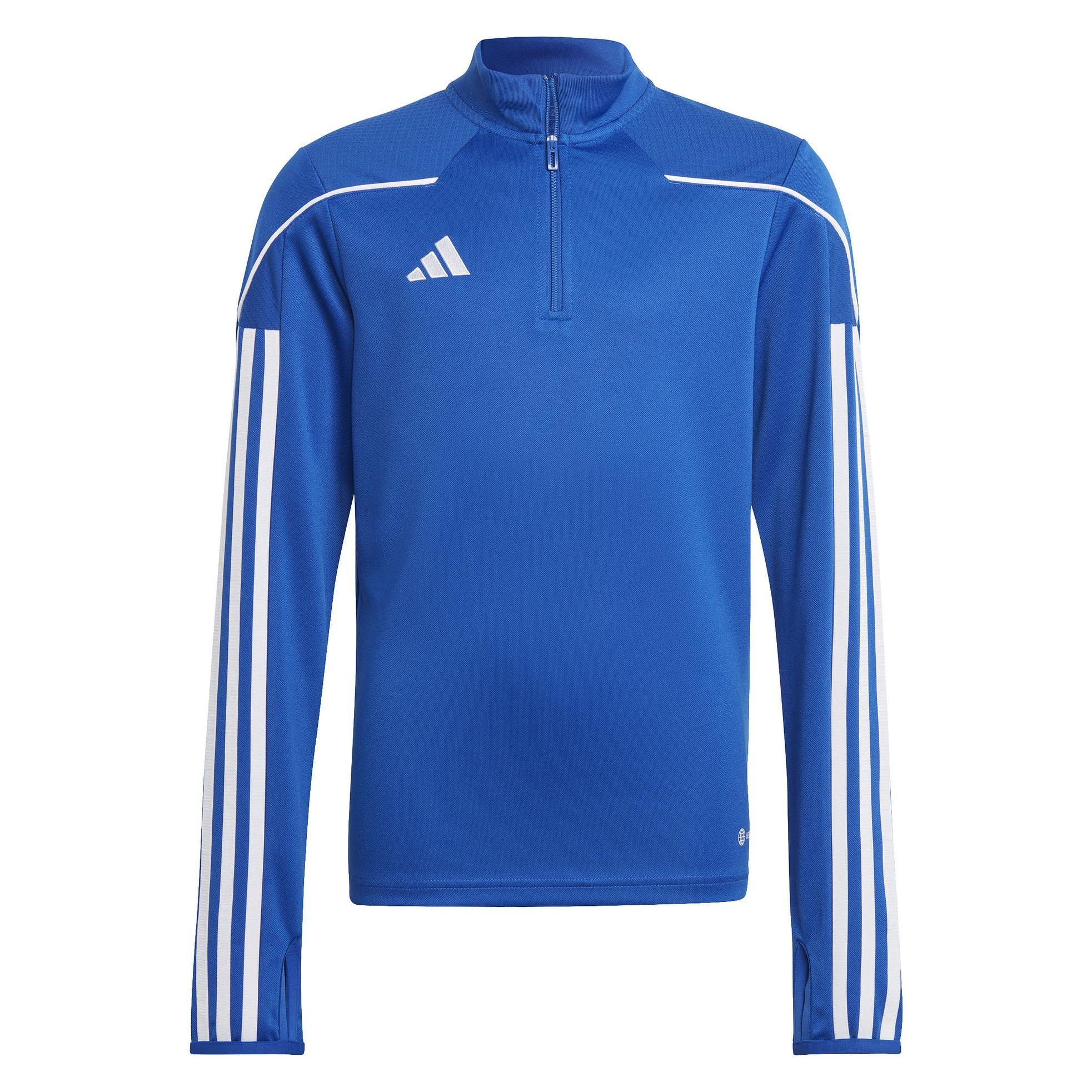 Adidas, Unisex, Sportief Shirt, Tiro 23 League Training Top Blauw Kinder Sweatshirt HS3490 (164 Cm) (164), Blauw, 164