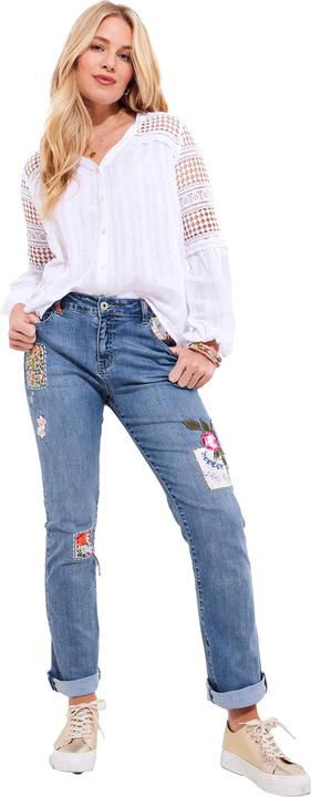 Actual product image Joe Browns LIMITED EDITION Patchwork Straight Leg Jeans