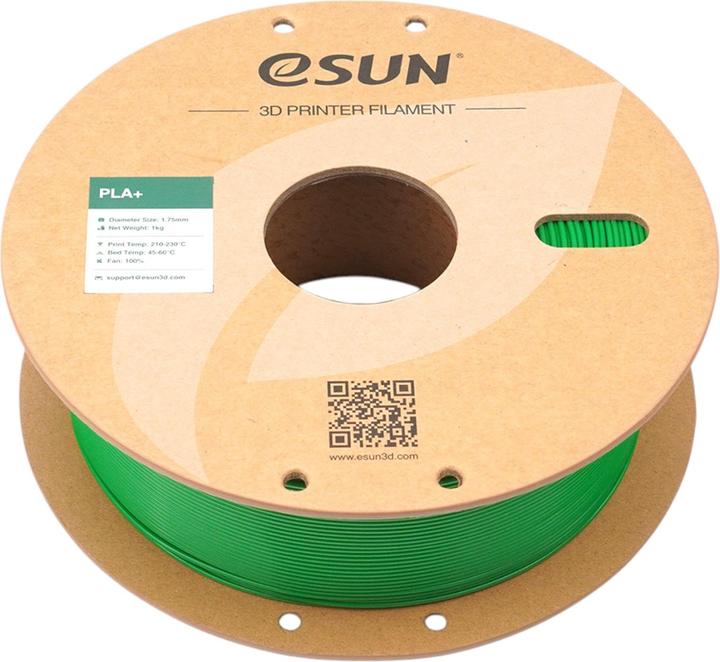 Actual product image eSUN PLA+ Gras Grün Filament 1.75mm 1Kg (PLA+, 1.75 mm, 1000 g)