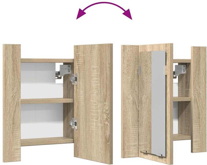 Produktbild vidaXL LED Spiegelschrank (40 x 12 x 45 cm)