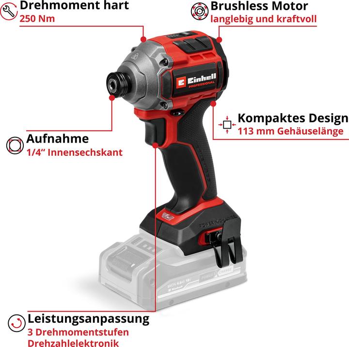 Actual product image Einhell TP-CI 18/250-C Li Brushless