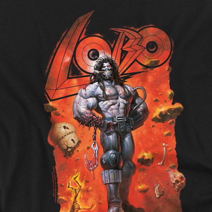 Produktbild Justice League Dc Lobo Unbound Bounty Hunter TShirt (M)