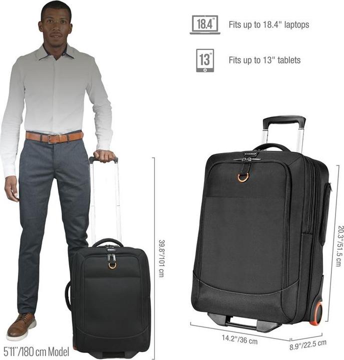 Produktbild Everki TITAN Trolley 18.4" (35 l)