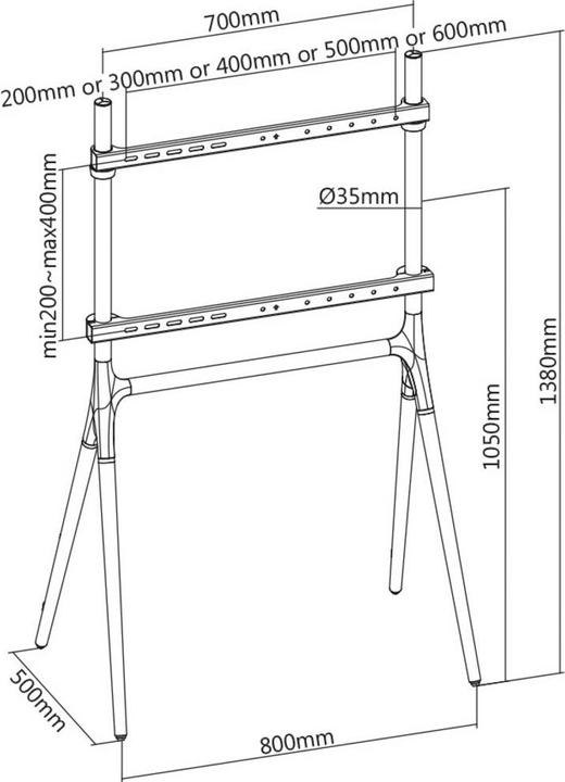Produktbild myWall HB5L (1 Paar, Wandmontage, Neigbar, Schwenkbar)