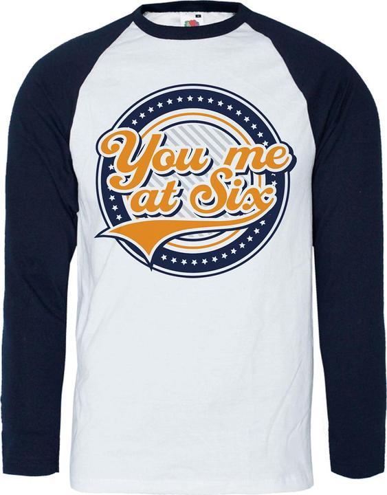 Immagine prodotto You Me At Six Maglietta Raglan in cotone Crest per adulti (XL)