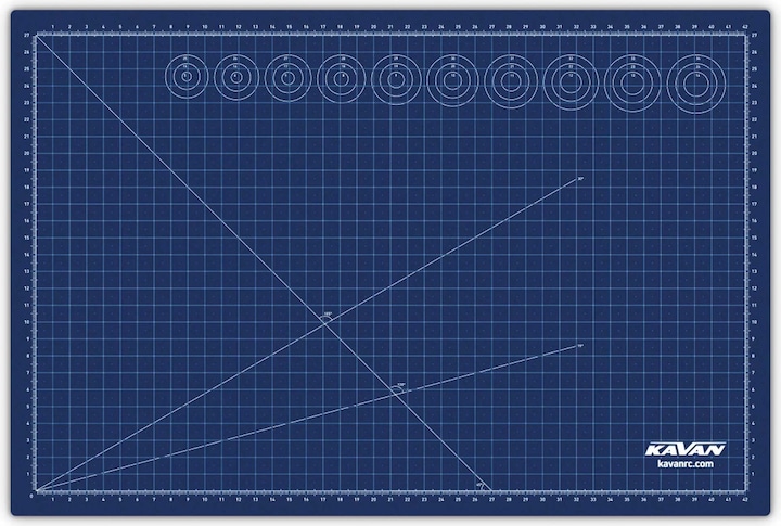Kavan self-healing double-sided cutting mat / underlay a3 - 450x300x3mm (450 x 300 x 3 mm)