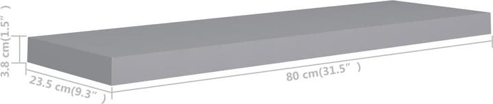 Image du produit vidaXL Lacey (80 x 23,5 x 4 cm)