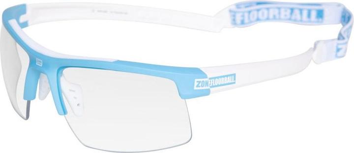 Zone Floorball Zone Schutzbrille PROTECTOR JR blue/white (One Size)