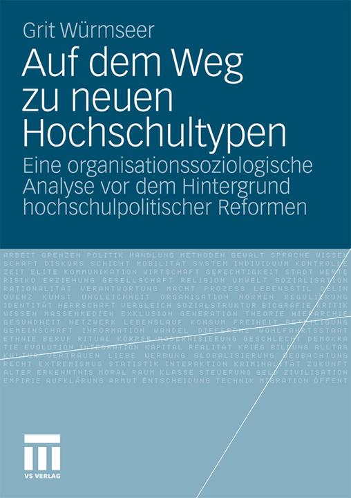 Produktbild Auf dem Weg zu neuen Hochschultypen (Deutsch, Grit Würmseer, 2010)