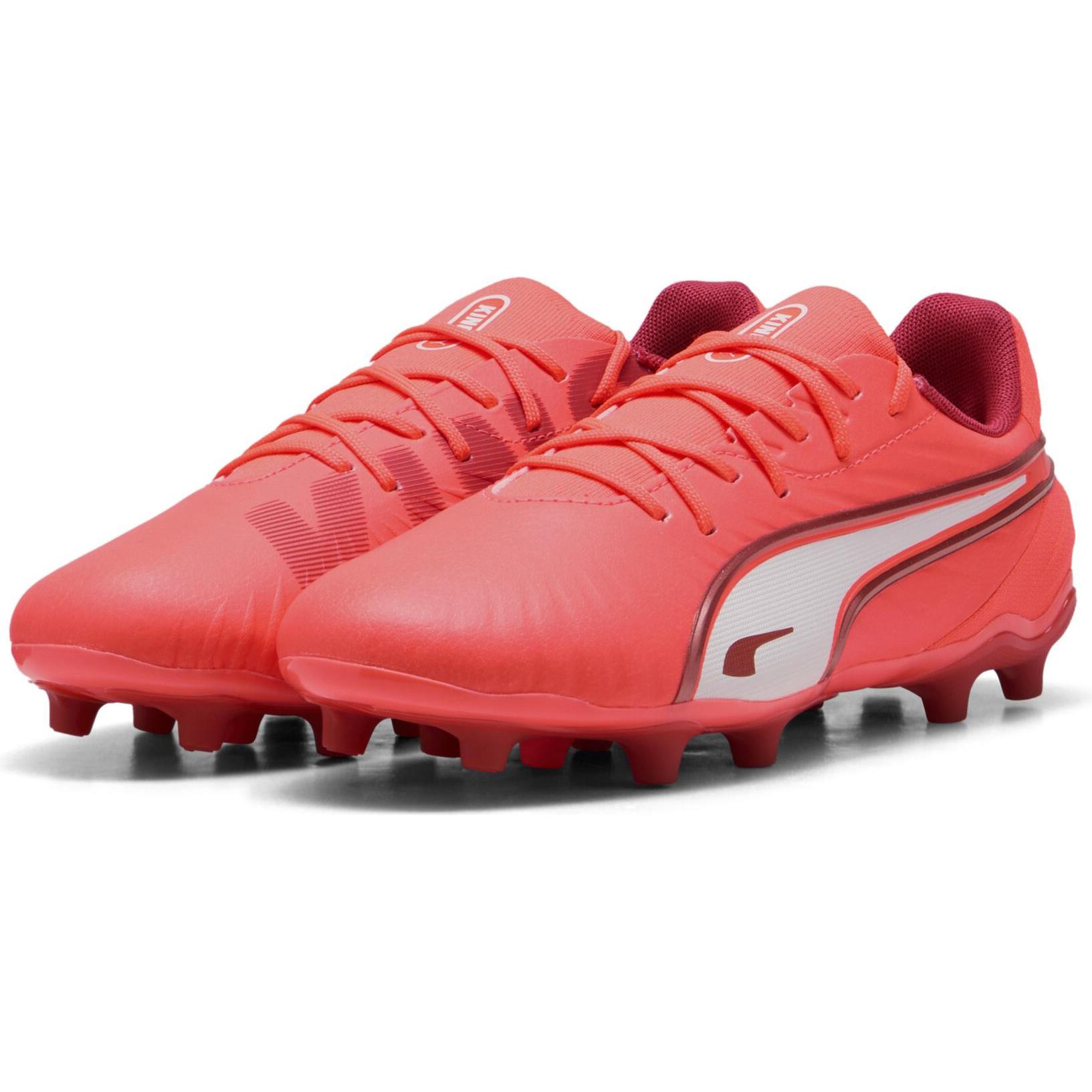 Puma, Jungen, Fussballschuhe, King Match Fg/Ag Jr (37), Rot