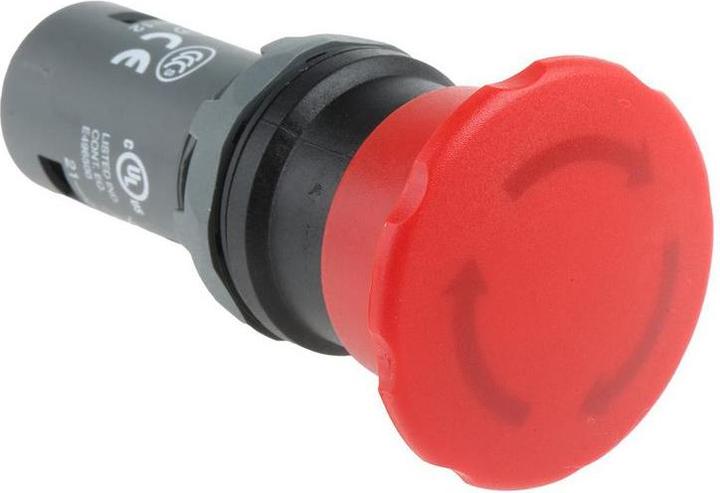 Produktbild ABB Not-Aus kompakt 40mm rot Pilz dreh