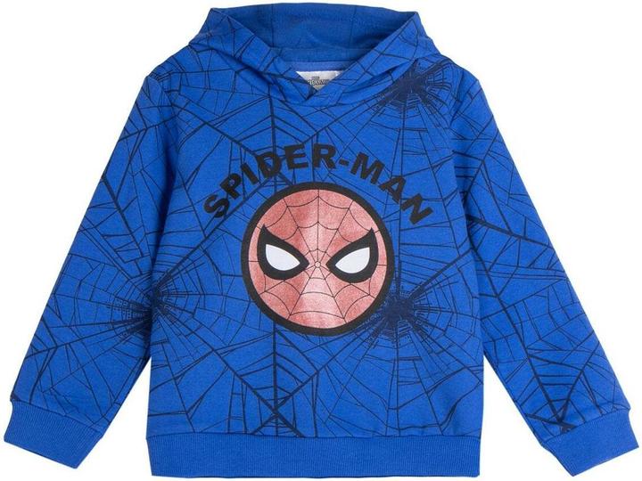 Produktbild Spiderman Spider-Man Jungen Sweater Mit Kapuze Blau (128)