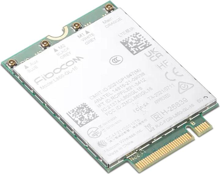 Actual product image Lenovo ThinkPad Fibocom FM350-GL 5G Sub-6 GHz M.2 WWAN Module for X1 Carbon Gen 11 (M.2 Key B)