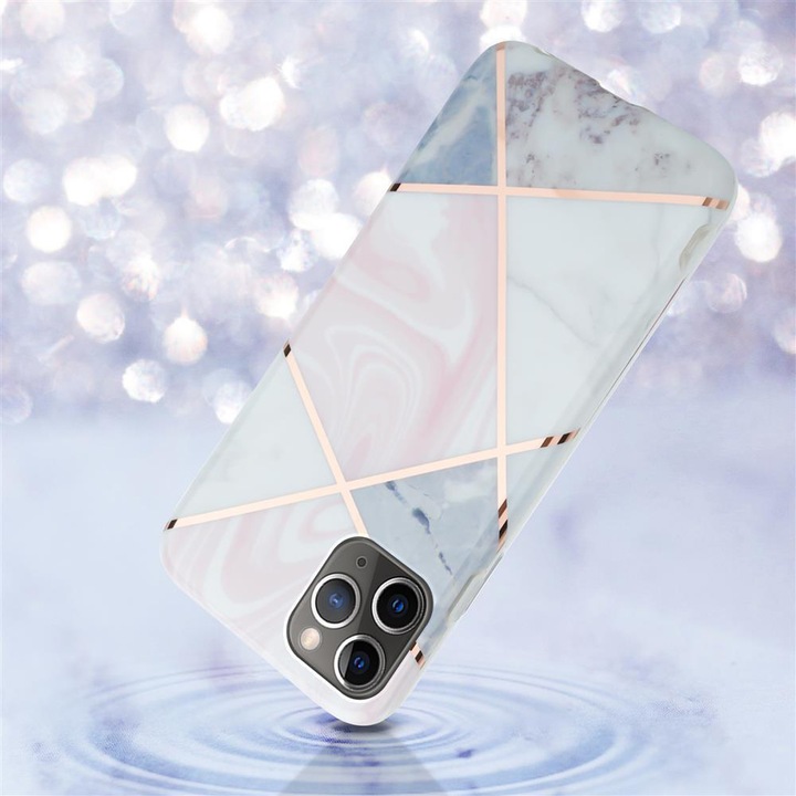 Actual product image Cadorabo IMD TPU Colorful Marble Cover (Apple iPhone 11 Pro Max)