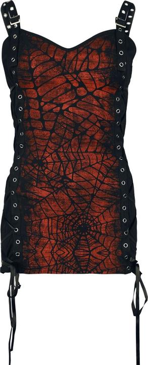 Produktbild Gothicana by EMP Tank-Top with Spider-Web Frontprint (S)