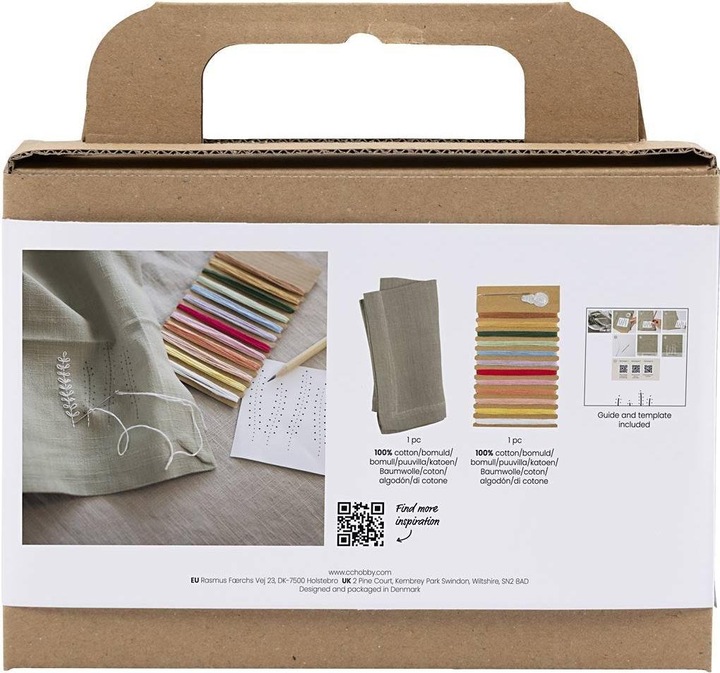 Produktbild Creativ Company Bastelset Sticken Serviette
