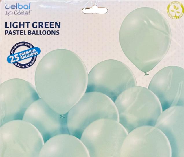 Image du produit Belbal Ballons écologiques Light Green 25 pièces (25 x)