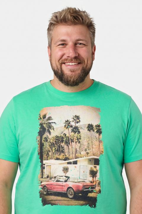 Produktbild Men+ T-Shirts, 2er-Pack, Halbarm, Print, Rundhals (L)