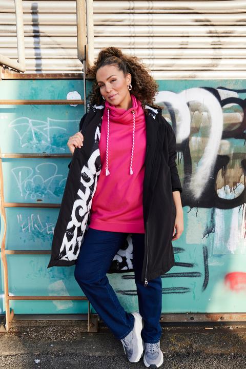 Image du produit Ulla Popken Parka technique HYPRAR à capuche, modèle imperméable (54)