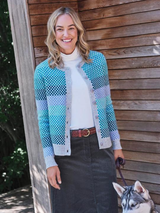 Produktbild Woolovers Strickjacke Stripes (XL)