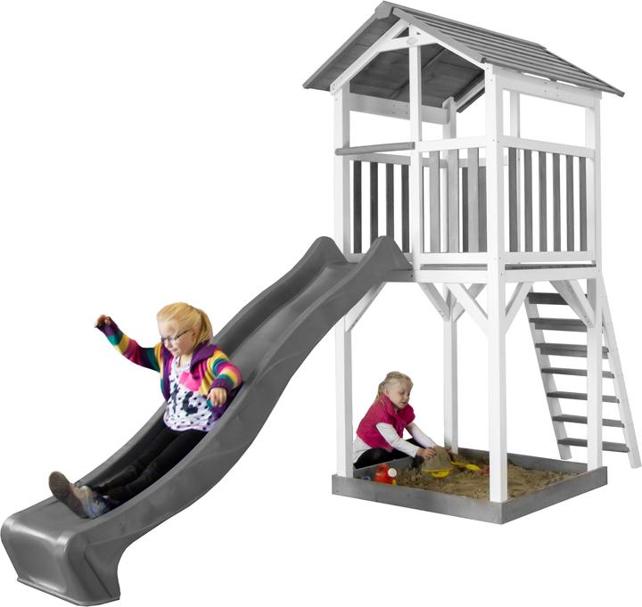 Produktbild Axi Beach Tower Spielturm - Graue Rutsche