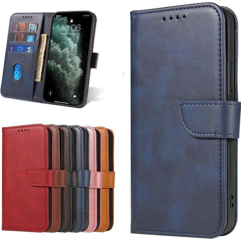 Thumbnail - Hurtel Magnet Case elegant case cover with a flap and stand function for Samsung Galaxy A03s (166.5) blue (Samsung Galax...