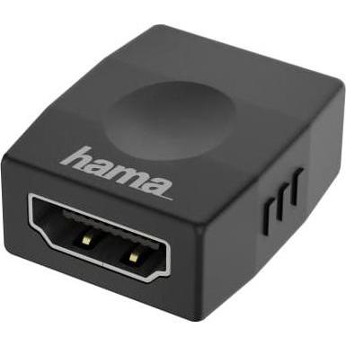Hama HDMI zu HDMI (HDMI), Data + Video Adapter, Schwarz