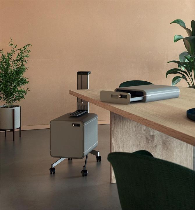 Produktbild Sigel Multifunktionswagen Office Caddy einseitg, Dunkelgrau