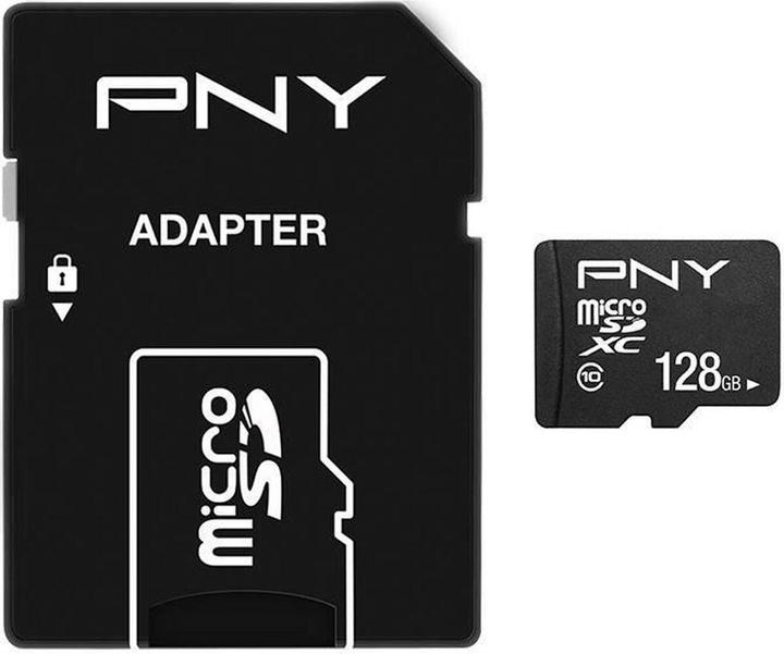 Productafbeelding PNY Performance Plus incl. adapter (128 GB, microSDXC, U1, UHS-I)