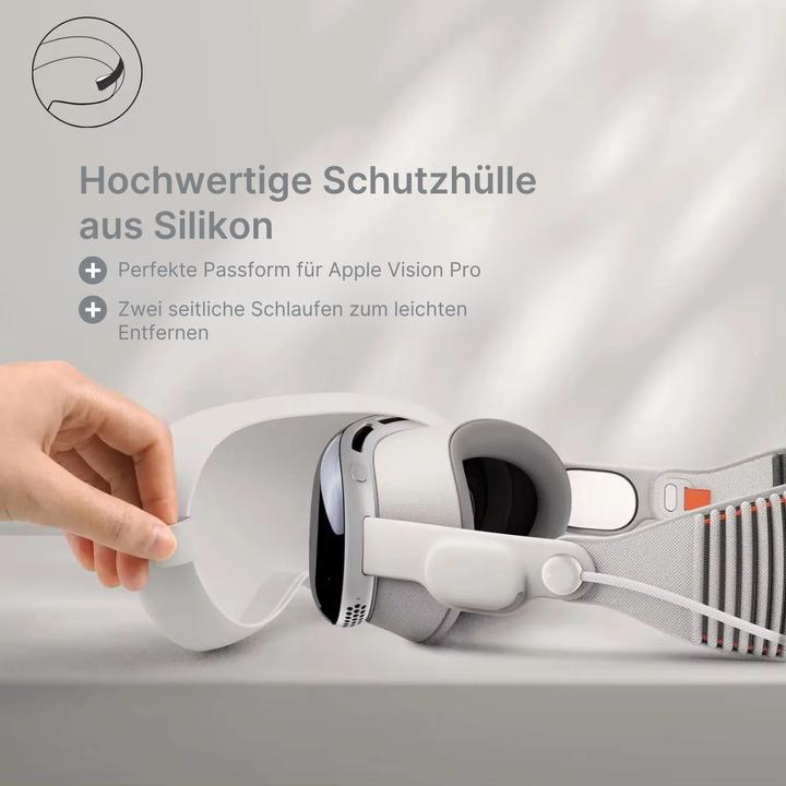 Produktbild Hermex Schutzhülle für Apple Vision Pro Silikonhülle Schutzcase Silikonabdeckung