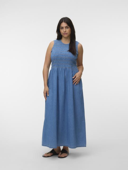 Image du produit Vero Moda VMCNERINA Langes Kleid Jeanskleid (44)