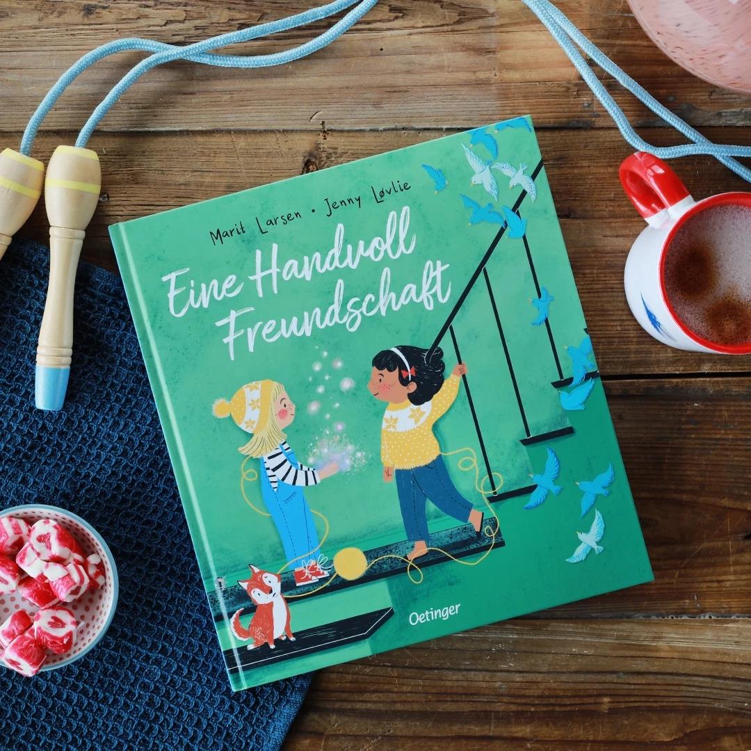 Thumbnail - Eine Handvoll Freundschaft, Kinderbücher von Marit Larsen, Nora Pröfrock, Jenny Løvlie