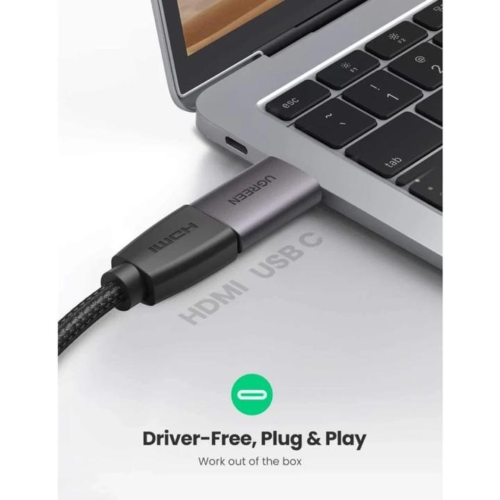 Produktbild Ugreen USB-C zu HDMI Buchse Adapter (USB Typ-C, DC-Stecker 4.5 mm, 3.97 cm)