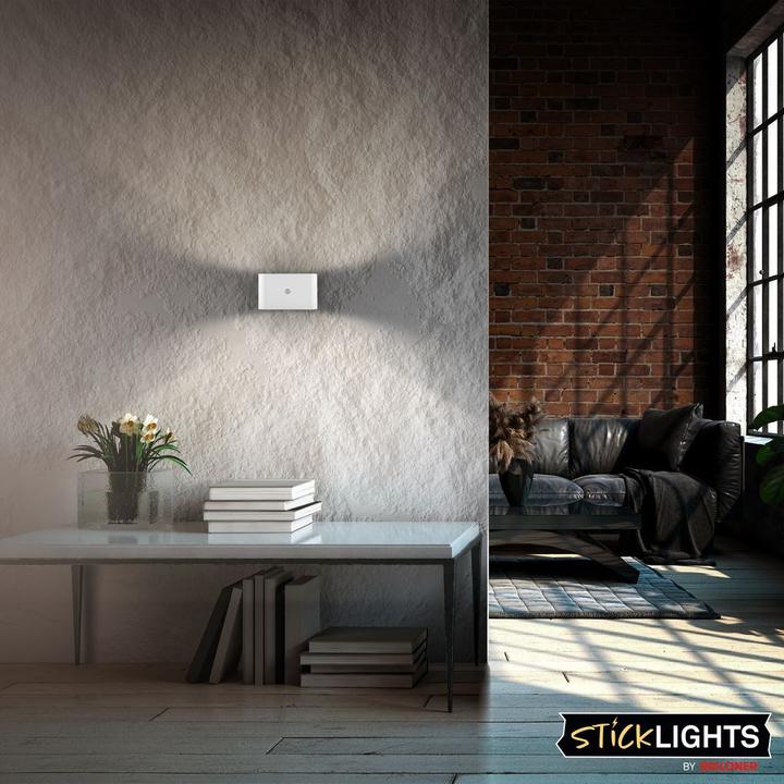 Produktbild Briloner CHET LED Akku Wandleuchte mit Sensor - Weiss (280 lm)