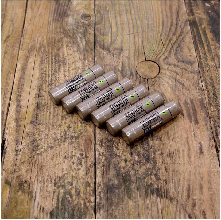 Actual product image Seissiger Lithium-ion battery 18650 6 pieces