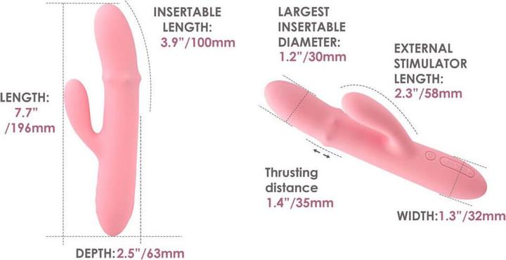 Produktbild Svakom Mora Neo Interaktiver Stossvibrator Pfirsich